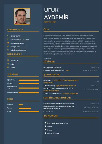 Sosyolog Cv Örnekleri cv indir